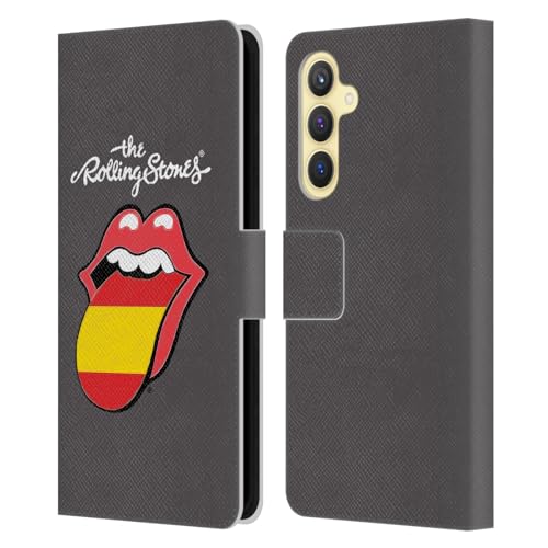 Funda Cuero Libro Samsung S23 FE 5G Impresión Premium The Rolling Stones con Soporte