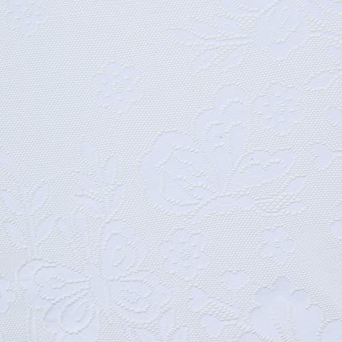 Lepper Toalha de Renda Retangular, Realeza, Branco