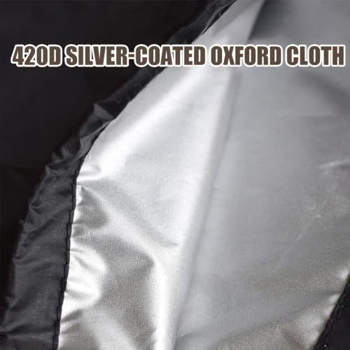 Techo Hollywoodschaukel impermeable y resistente al sol 420D Oxford de 3 plazas beige 3