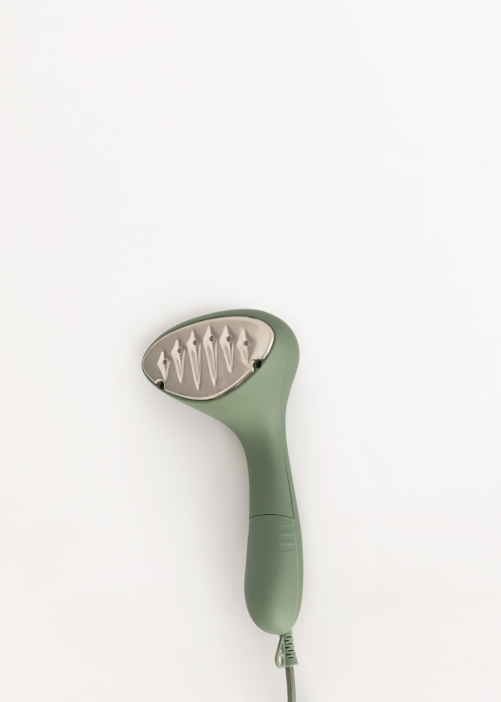 CREATE/IRON UP/Plancha de vapor vertical de viaje verde/Calentamiento rápido, fácil de usar, para todo tipo de tejidos, cómoda, compacta y ligera, con bloqueo de sobrecalentamiento