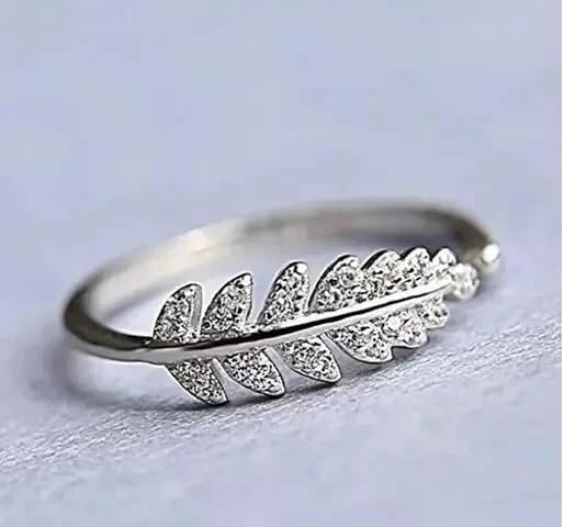 Women’s Simulated Diamond Adjustable Toe Ring in 925 Sterling Silver New Year, Women’s Day, & Daily Wear Toe Ring