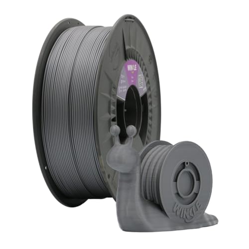 Winkle PLA-Filament | PLA 2,85 mm | Filamentdruck | 3D-Drucker | 3D-Filament | Silber | Spule 1000 g