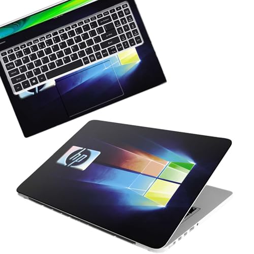 Image of Inkykart DSGN 72 Full Body Laptop Skin Bubble-Free| Laminated| Removable| HD Quality Sticker for Laptops Upto 15.6 Inches Compatible with Hp