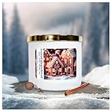 Colonial Candle Frosted Gingerbread Scented Candle, Holiday Scented Candle - Made in The USA