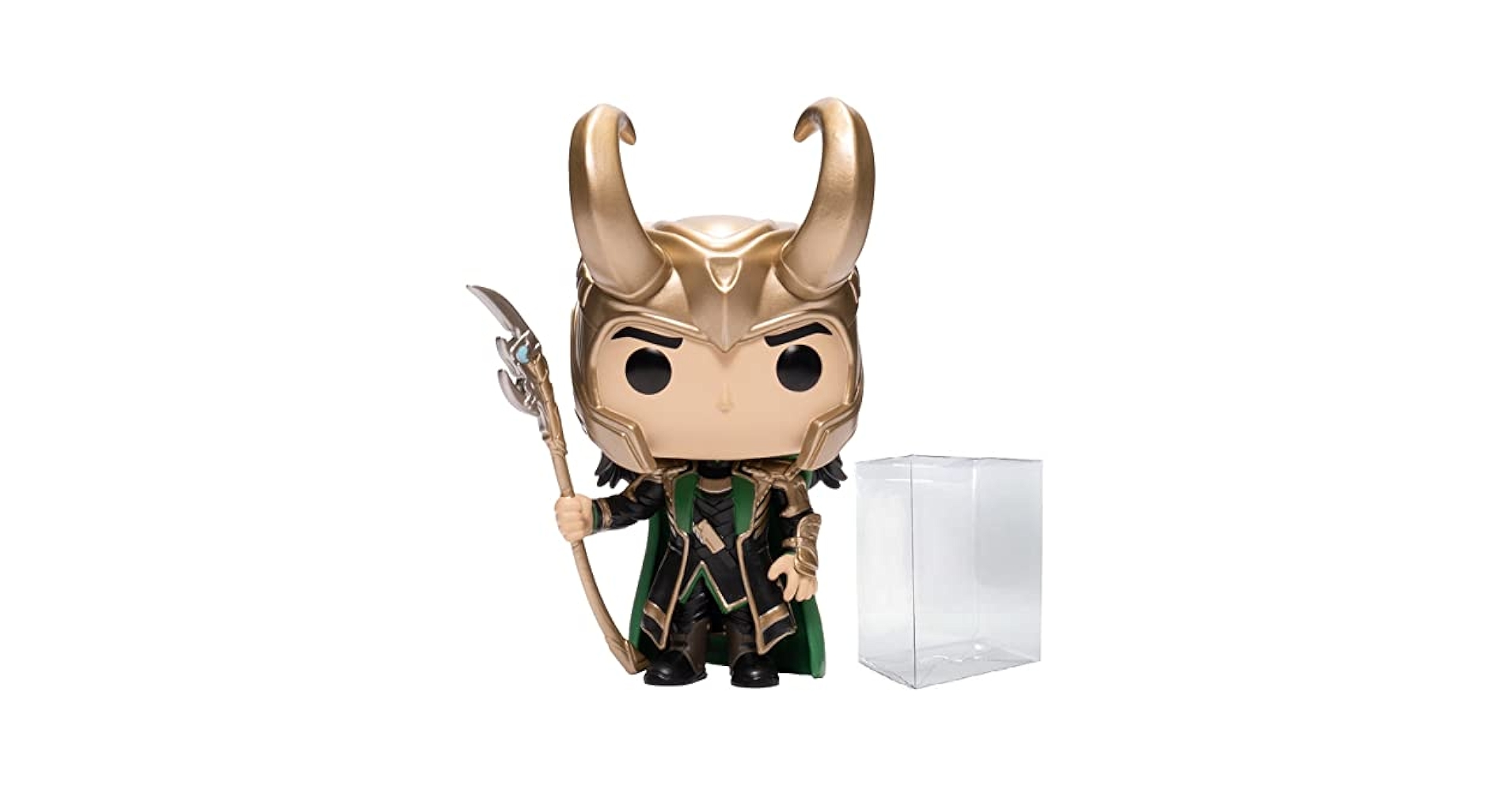 Amazon.com: POP Marvel: Loki with Scepter (Glow in The Dark