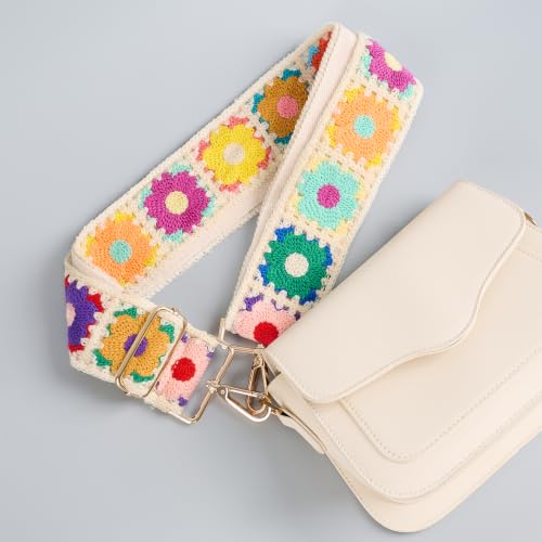 Image of chushui Knit Purse Strap,Replacement Crossbody Wide Adjustable Shoulder Strap for Bag Handbag