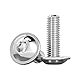 Drenky Flachkopfschrauben Mit Flansch 20 Stück, M5x20mm Schrauben Torx Rostfrei Edelstahl A2 V2A Linsenkopf Schrauben ISO 7380-2 Flanschschrauben Gewindeschrauben Vollgewinde