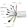 CSBST Electric Bike Controller Kit 24V 36V 48V 350W Ebike Brushless Motor Controller 17Amp Ebike Controller with LCD Display Scooter Brushless Controller E Bike Speed Controller and Ebike Screen #1