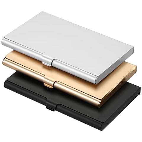 PATIKIL Aluminum Business Card Holder Cover