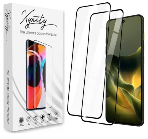 Image of Xynity Ultra Tempered Glass for Motorola Edge 70 (Pack of 2) - Edge to Edge Full Screen Coverage with Easy Installation Kit