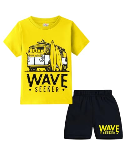 Image of Kuchipoo Boys Regular Fit Cotton T-Shirts and Shorts Set