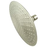 kingston brass faucet extension  Kingston Brass CK136A8 - Alcachofa de ducha (latón, 20,3 cm de diámetro, empaquetado al por menor, níquel cepillado)