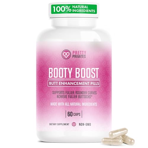 Pretty Privates Butt Enhancer Supplement - Works with Your Body for Curves and Body Confidence - Use...