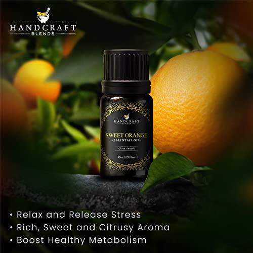 Handcraft Sweet Orange Essential Oil - 100% Pure And Natural - Premium Therapeutic Essential Oil For Diffuser And Aromatherapy - 0.33 Fl Oz #TOP2