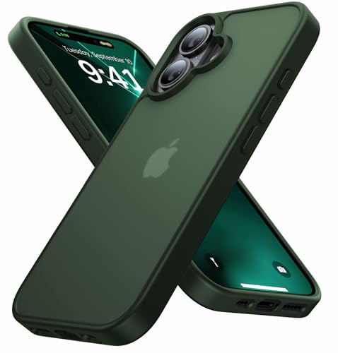 Coque translucide mate pour iPhone 16 de 6,1 pouces premium