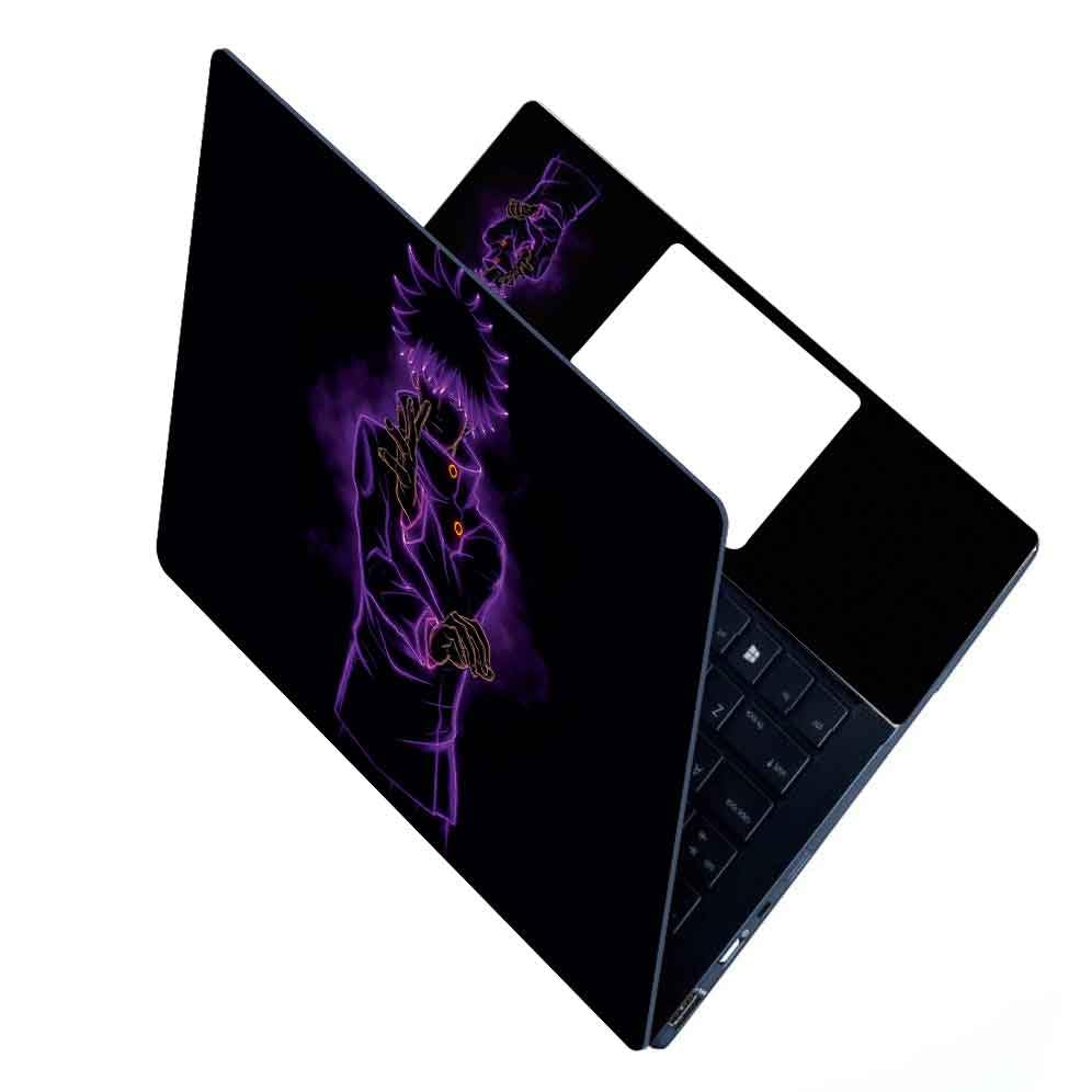 Image of Full Laptop Skin Stickers HD Quality Sticker for Laptops Upto 15.6 inch (Dustproof|Waterproof|Scratchproof|Reusable) - BE Megumi FL