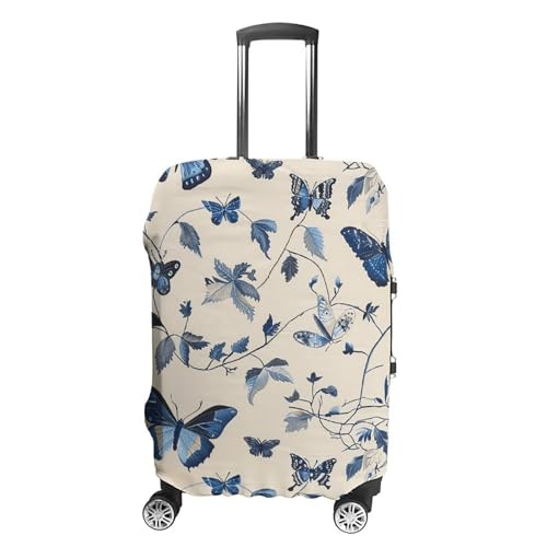 Suitcase Covers for Luggage Washable Luggage Cover Butterflies And Moths Luggages Wheel Covers Elastic Travel Carry On Suitcase Cover Travel Luggages Protector Sleeve Fit 29-32 Inch M