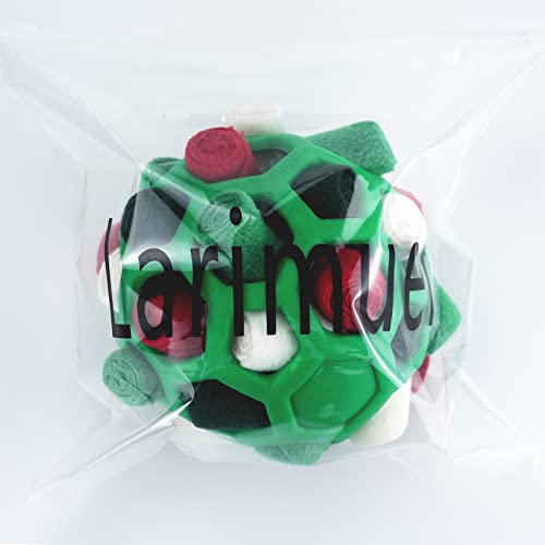 Larimuer Schnüffelball für Hunde, Schnüffelteppich Schnüffelspielzeug Interaktive Hundespielzeug tragbarer Haustier Snuffle Ball Toy für Kleine Mittelgroße Hunde Haustier (Grüne Weihnachten)