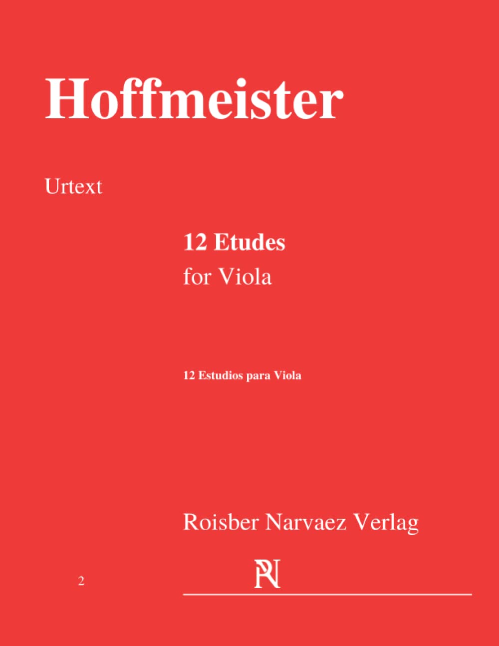 12 Etudes for Viola: (Urtext edition) Hoffmeister