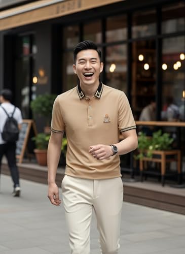 Image of Lymio Polo T Shirt for Men || T Shirt for Man || Collar T-Shirts Style Men (Packs Also Available) (109-112)