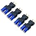 FLY RC 4 Pcs Deans Style T Male Plug to EC3 Female Connector Plug Adapter for RC Lipo Battery