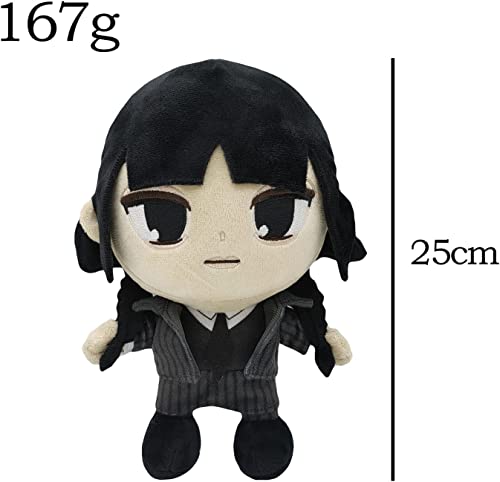 Ozif Wednesday Addams Plush Figure Teddy Family Bear Stuffed Animal Game Birthday, Hallowen Zombies Decor Valentinas, Christmas, Super Gift(Wednesdaygirl) #TOP3