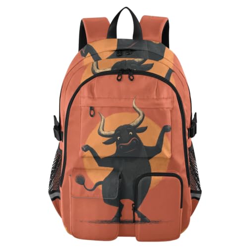 Mochila para portátil divertida de 17.5 pulgadas contra el dolor de espalda