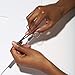Tweezerman Long Lasting Sharp Cuticle Scissors, Nickle Plated