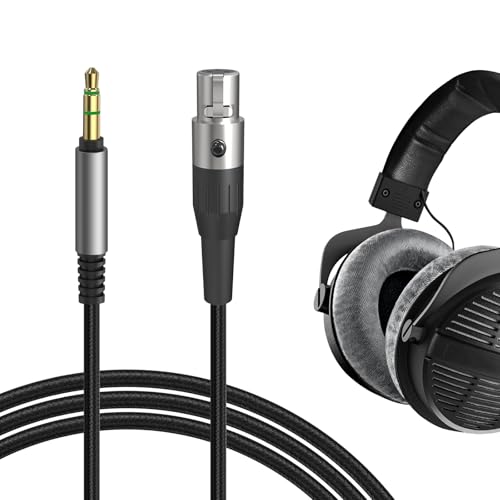 Cable de Audio GEEKRIA Compatible Beyerdynamic 3.5mm 1.7m miniatura 1