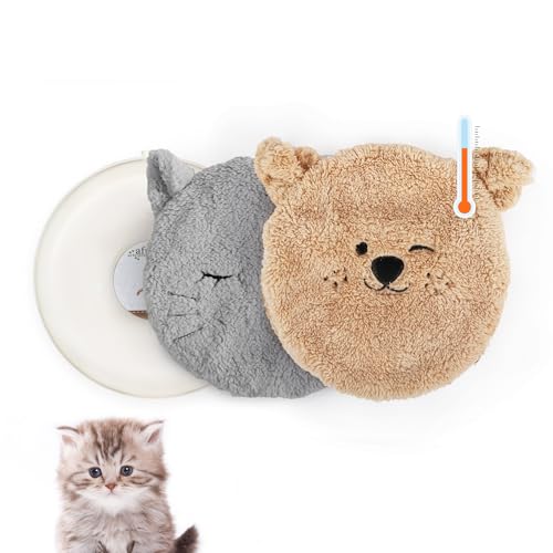 ALL FOR PAWS Heated Cat Bed Indoor, Microwavable...