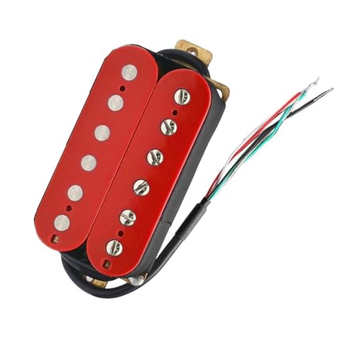 エレキギター用ピックアップメーカー不明 Amazon.co.jp: 1pc 赤エレキギターのハムバッカーピックアップギター