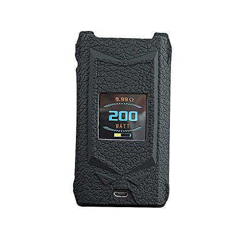 DSC-Mart Texture Case for Snowwolf Mfeng 200W TC Mod, Protective Silicone Skin Rubber