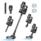 FirstLove Cordless Stick Vacuum Cleaner - Powerful Suction Stick Vacuum with up to 45 Minutes of Run