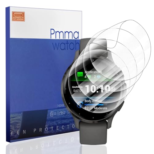 Euukzzea Schutzfolie für Garmin Venu 4 41mm/Garmin Venu 3s 41mm Panzerfolie 4 Stück Anti-Kratzer Keine-Blasenfrei Flexible Weiche TPU Folie HD Klar Displayschutzfolie Wasserdicht Displayschutz Film