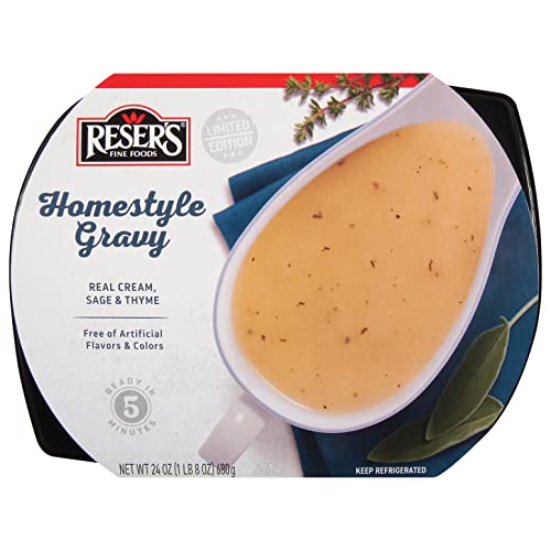 Resers Fine Food Homestyle Gravy, 24 oz