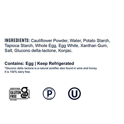 Cauliflower Linguini | Grain-Free, Gluten-Free, Kosher | Fresh Pasta | Cooks in Just 3 Minutes | Taste Republic | Frozen | 9oz (Pack of 6) - Thumbnail 3