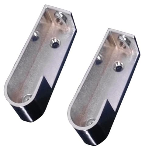 Moliuoly klädhängare av zinklegering, väggmontering, upphängningsstångshållare, stödstångsfläns, sittstångshållare, möbelbeslag