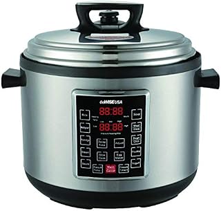 GoWISE USA Electric Pressure Cooker (14-QT, Silver)