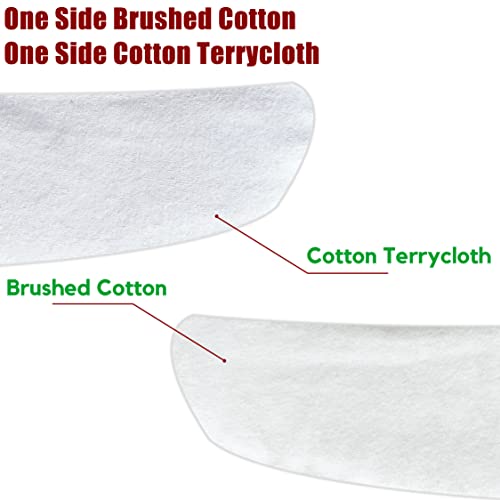 Tummy Liners for Sweat Rash - Cotton Terrycloth + Brushed Cotton - Under Belly Sweat Liners Belly Pad for Skin Rash – 3PCS (XX-Large)3