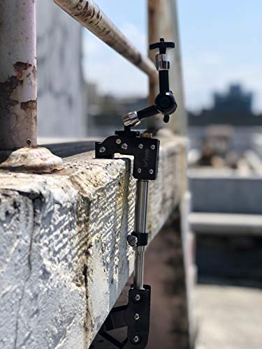 Brinno Camera Clamp Plus Acc1000P - Mounting Kit With Arm, Extension Pole And Wrench - Attaches To Flat Or Round Objects, 360-Degree Rotating Tripod - Adjustable, Heavy-Duty Design #TOP3