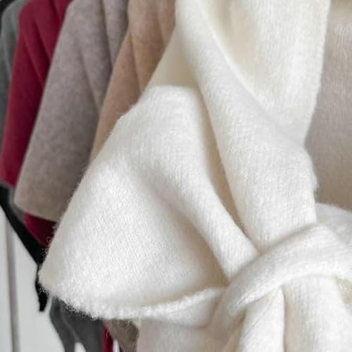 2025 New Pashmina Wraps for Women, Gettoreach Women's Solid Color Scarf Casual Soft Comfortable Shawl for Daily Wear3