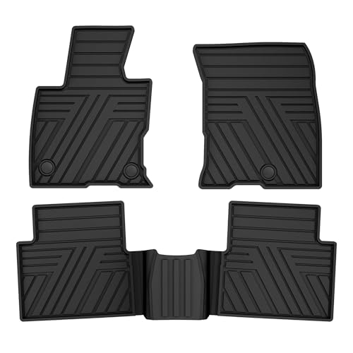 TTX LIGHTING Floor Mats Fit for Ford Bronco Sport ONLY 2021-2026 (NOT Bronco) - Custom Fit Rubber Floor Liners All Weather Waterproof Car Interior Protection Mat (Black)