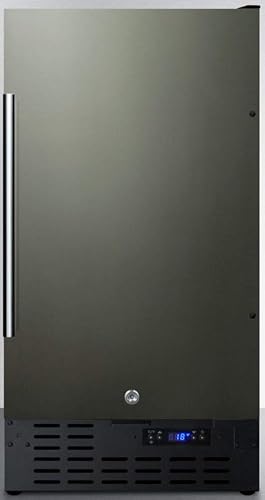 Summit Appliance 2.7 cu ft Compact Freezer Stainless Steel