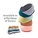 Simka Rose Baby Bowl and Spoon Set, Baby Bowls Suction for Toddler, BPA-Free Silicone Bowls Baby, Baby Bowl and Spoon Dishwasher and Microwave Safe Baby Feeding Supplies (Grey)