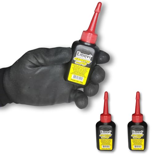 Kit 2 Grafite Em Pó Mineral 25g Lubrifica Fechadura Maquina Maçaneta Porta Portão Cadeado Trilho Can