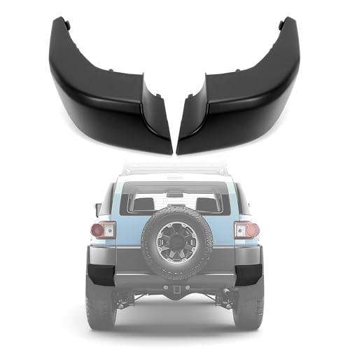 KUAFU Rear Bumper End Caps Cover Compatible with 2007-2014 Toyota FJ Cruiser Replace for 5246235030...