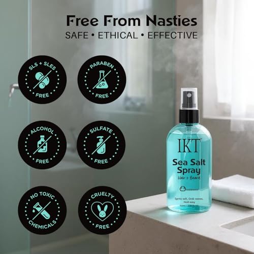 IKT Natural Sea Salt Spray para cabello 100ml miniatura 5