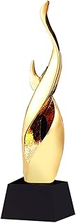 BAFAFA Gold Cup Award Trophy, Golden Statues Party Award Trophy, for Trophy Awards and Party Celebrations, Award Ceremony and Appreciation Gift (Color : Gold, Size : 28 * 8cm) Trophy
