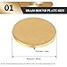 Brass Discs, 6Mm Copper Alloy Solid Circle Suitable for Metalworking, DIY Projects and Industrial Use(Diameter 45mm)