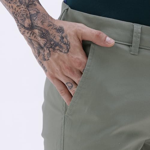 Image of BASICS Premium Cotton Stretch Formal Trousers for Men | Office Pants
